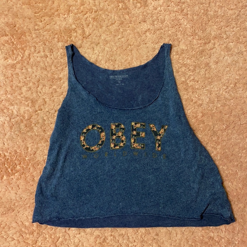 OBEY Floral Tank